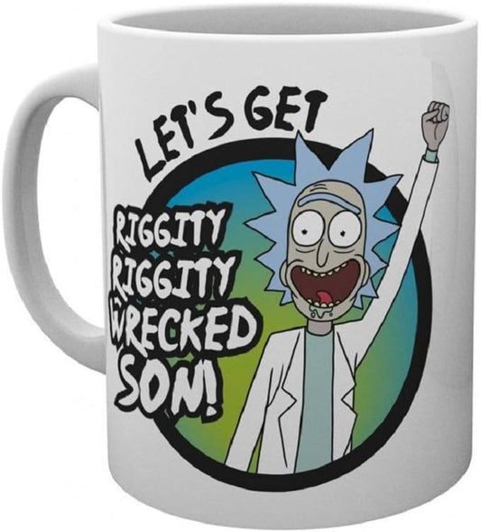 Rick And Morty Wrecked Mug Tazza