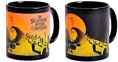 The Nightmare Before Christmas Nbx Cemetery Scene Heat Mug