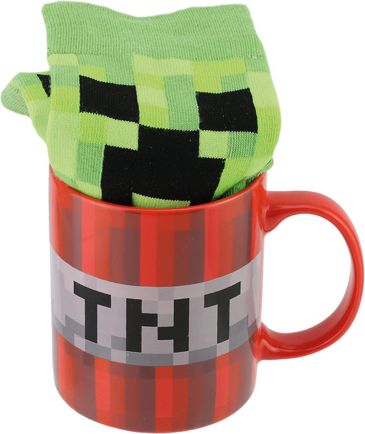 Minecraft Mug & Socks Set Tazza E Calzini