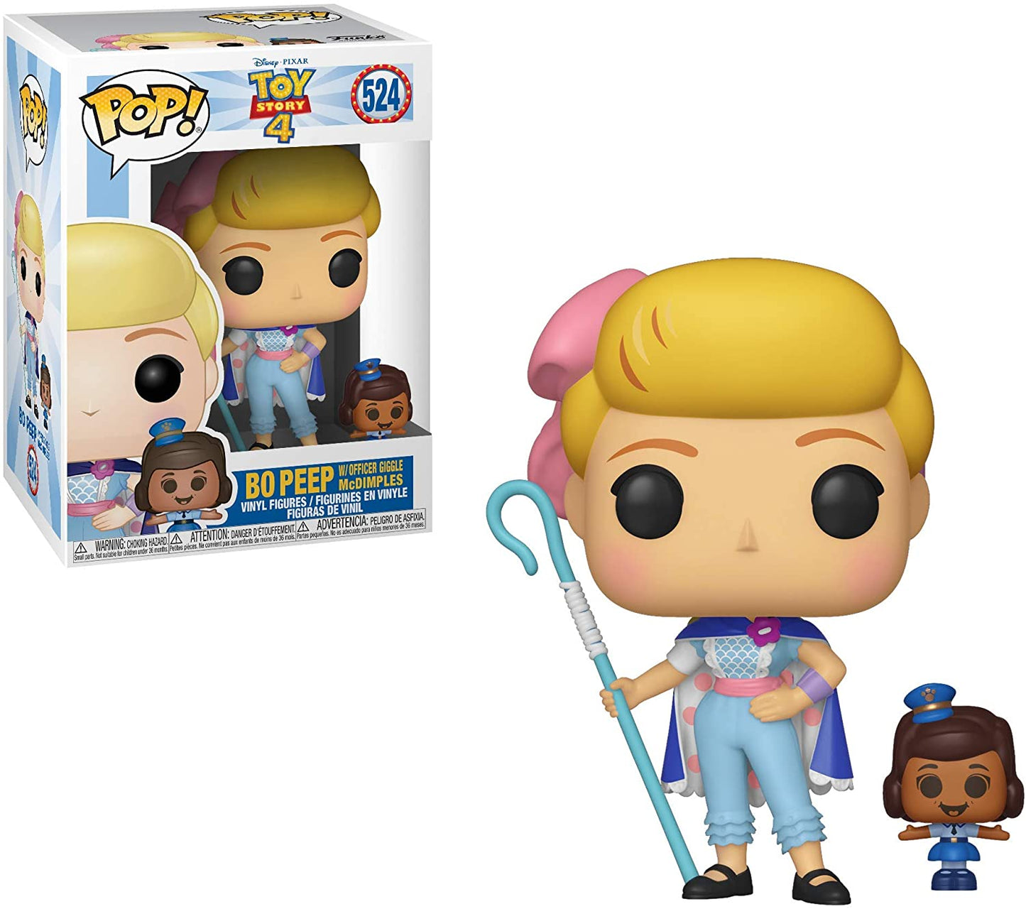 TOY STORY 4 BO PEEP W/OFFICER MCDIMPLES #524 POP